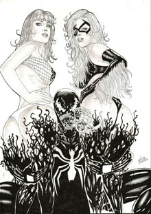 Black Cat, Mary Jane & Venom ID=1691